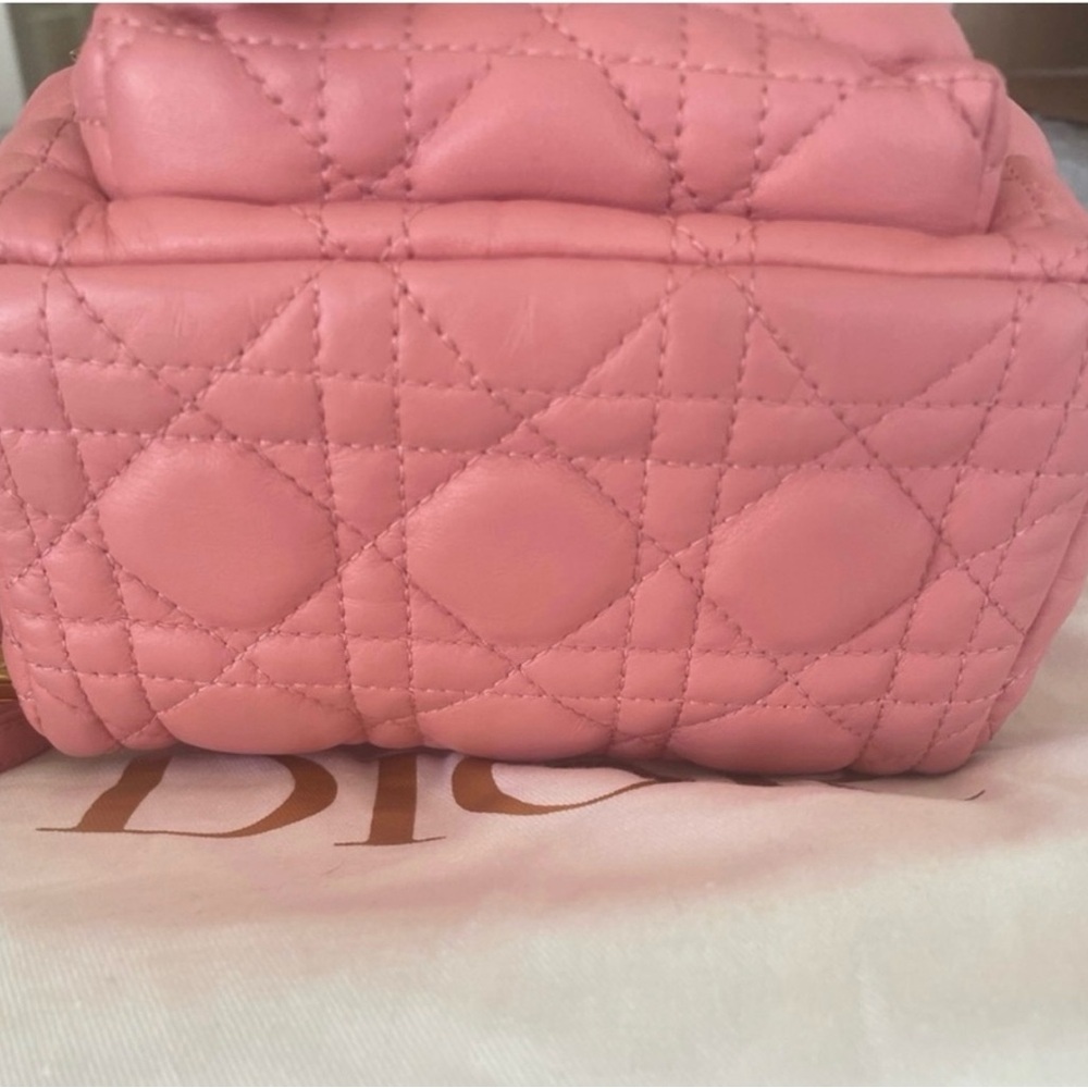 Christian Dior Dioramour Cannage Quilt Lambskin Mini Backpack - Picture 12 of 16